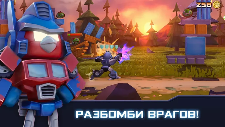 Angry Birds Transformers — скриншот 1