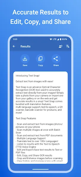 Text Snap — скриншот 2