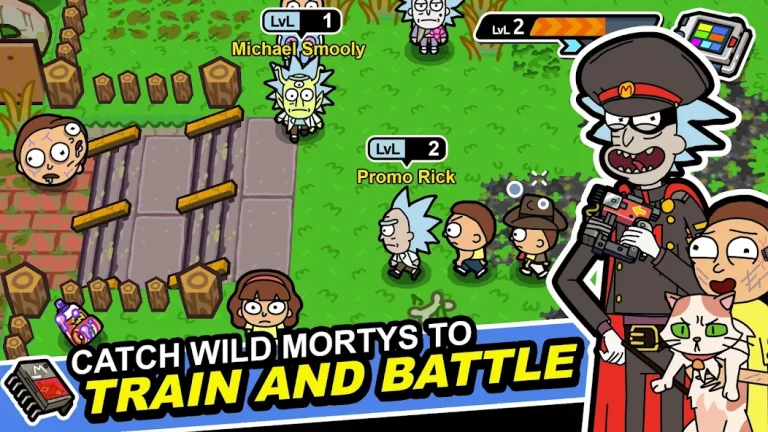Pocket Mortys — скриншот 1