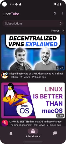 LibreTube — скриншот 2
