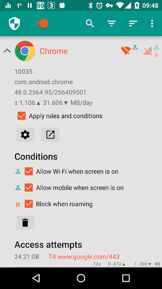 NetGuard — скриншот 2