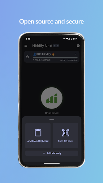 Hiddify — скриншот 2