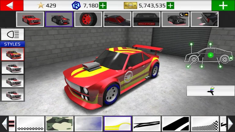 Rally Fury — скриншот 2
