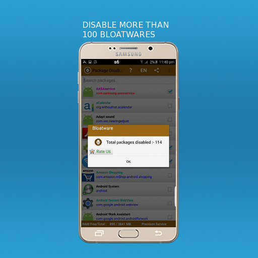 Package Disabler Pro — скриншот 2