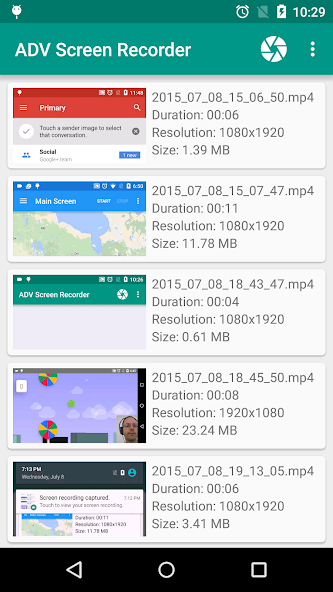 ADV Screen Recorder — скриншот 1