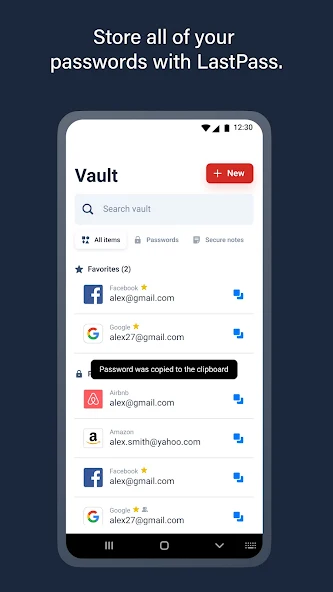 LastPass Password Manager — скриншот 1