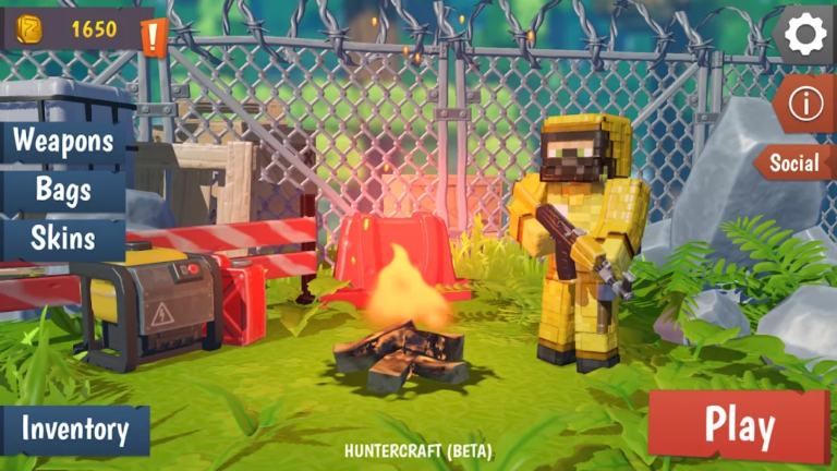 Huntercraft: Zombie Survival — скриншот 1