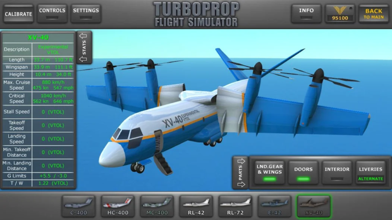 Turboprop Flight Simulator — скриншот 1