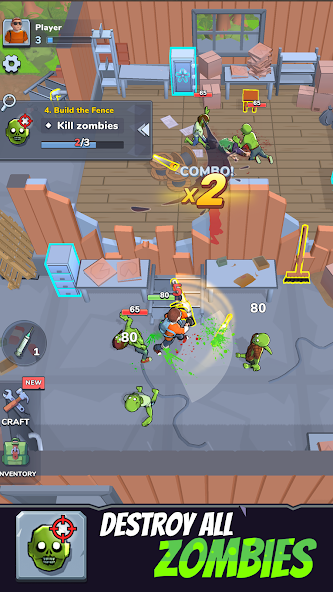 Zombie Slasher: Survival RPG — скриншот 2