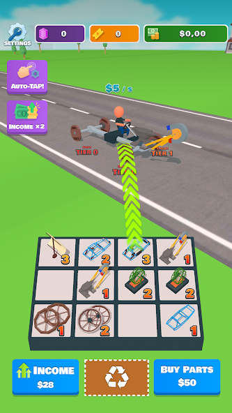 Idle Racer — скриншот 1