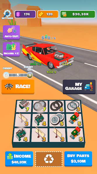 Idle Racer — скриншот 2