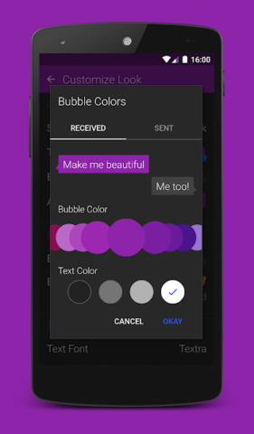 Textra SMS - скриншот 2