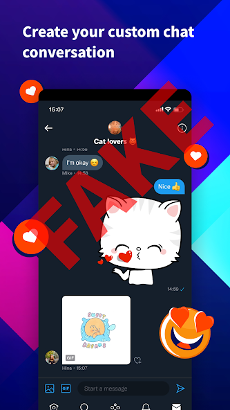 Скриншот приложения iFake — скриншот 1