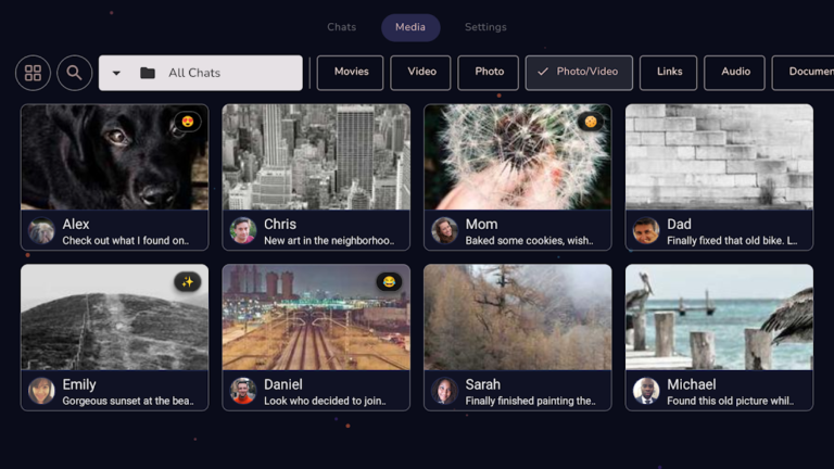 Скриншот приложения Tevegram : Telegram for TV — скриншот 2