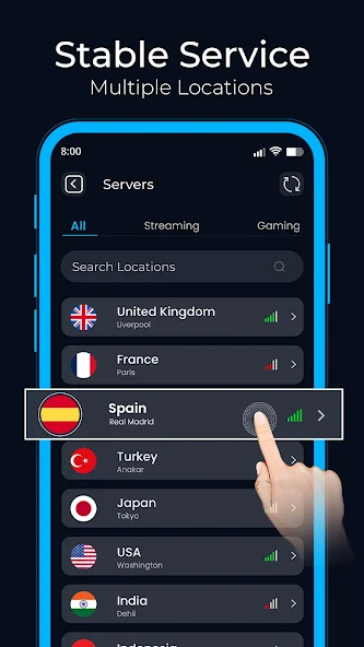 Скриншот приложения Privify: Fast Secure VPN Proxy — скриншот 2