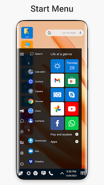 Скриншот приложения Win 11 Launcher — скриншот 2