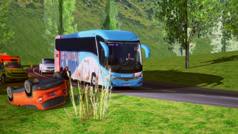 Скриншот приложения World Bus Driving Simulator — скриншот 1