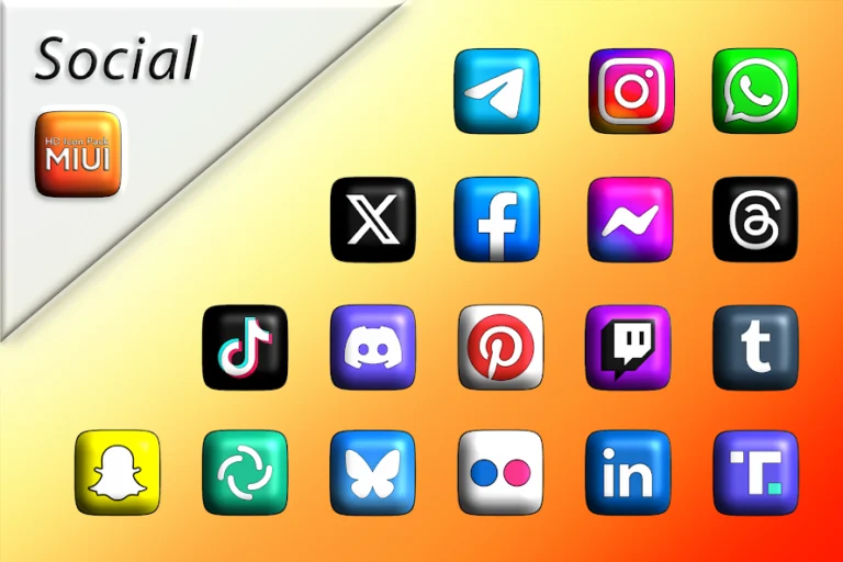 Скриншот приложения MIUI 3D - Icon Pack — скриншот 2