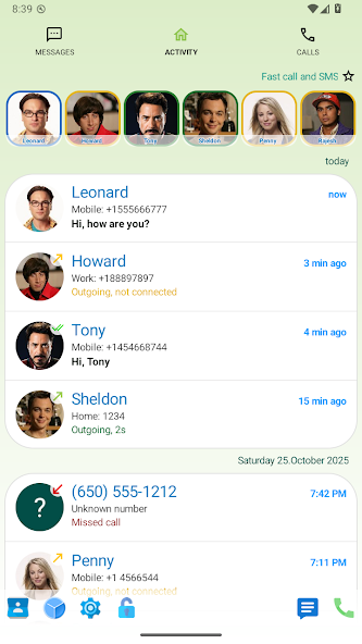 Скриншот приложения Smart Notify - Dialer & SMS — скриншот 1
