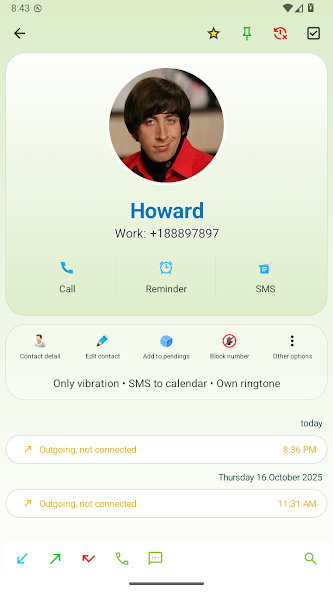 Скриншот приложения Smart Notify - Dialer & SMS — скриншот 2