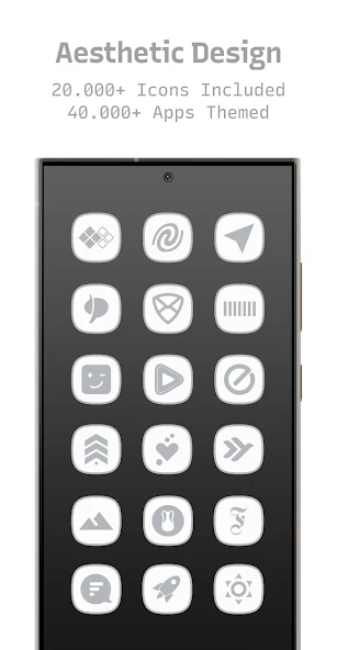Скриншот приложения Aesthetic Icon Pack — скриншот 2