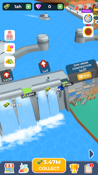 Скриншот приложения Dam Builder — скриншот 2