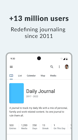 Скриншот приложения Day One Journal: Private Diary — скриншот 2