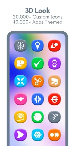One 3D Color Icon Pack - скриншот 2