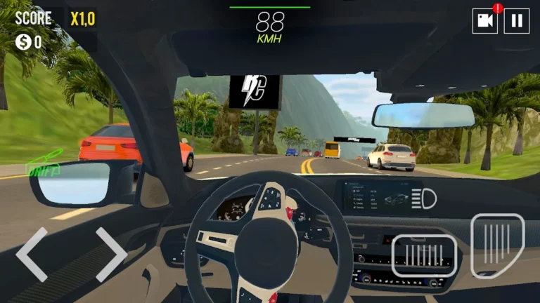 Скриншот приложения Racing in Car 2021 — скриншот 1