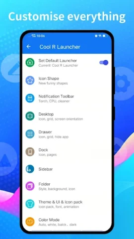 Rich Launcher for Android 16 - скриншот 4