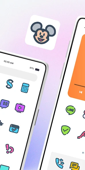 Скриншот приложения Cartoon - Icon Pack — скриншот 2