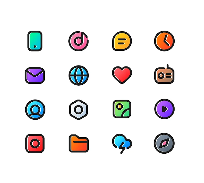 Скриншот приложения Doodle Iconpack — скриншот 2
