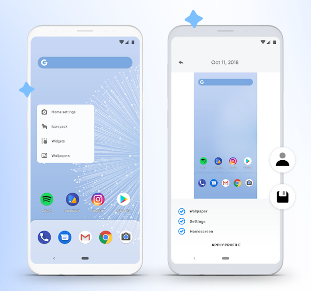 Скриншот приложения hyperion launcher — скриншот 1