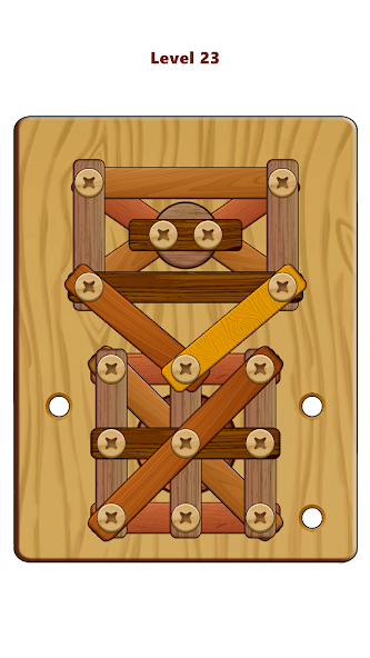 Скриншот приложения Wood Nuts & Bolts Puzzle — скриншот 2