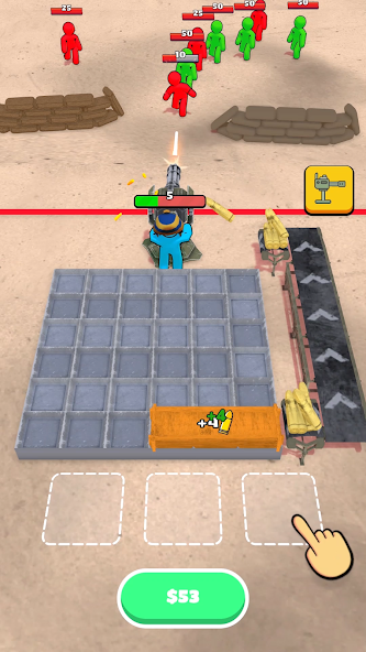 Скриншот приложения Ammo Fever: Tower Gun Defense — скриншот 1