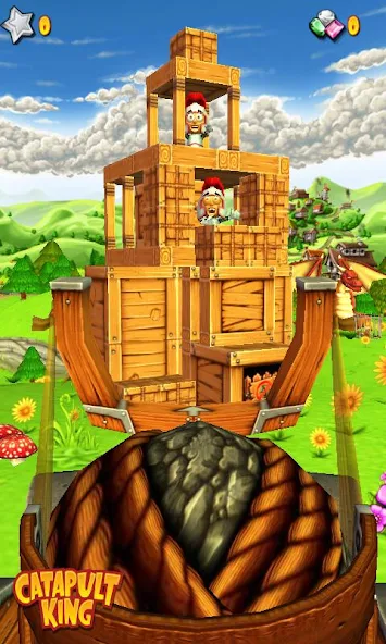 Скриншот приложения Catapult King — скриншот 1