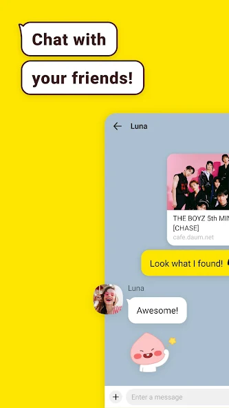 Скриншот приложения KakaoTalk — скриншот 1