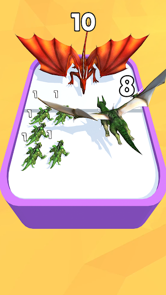 Скриншот приложения Merge Master: Dinosaur Monster — скриншот 2