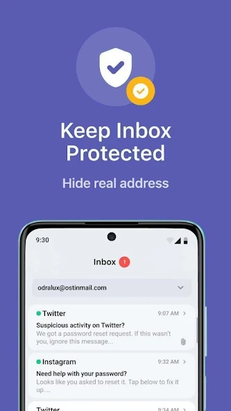 Скриншот приложения Temp Mail AI — скриншот 2