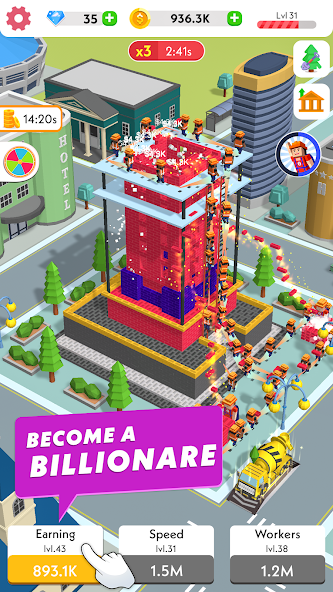 Скриншот приложения Idle Construction 3D — скриншот 1