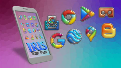 Iris Light — 3D App Icons - скриншот 2