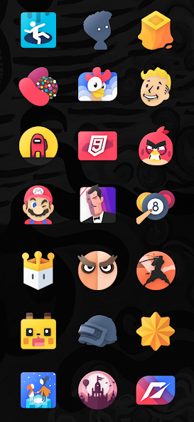 Скриншот приложения Moxy Shapeless Icons — скриншот 2