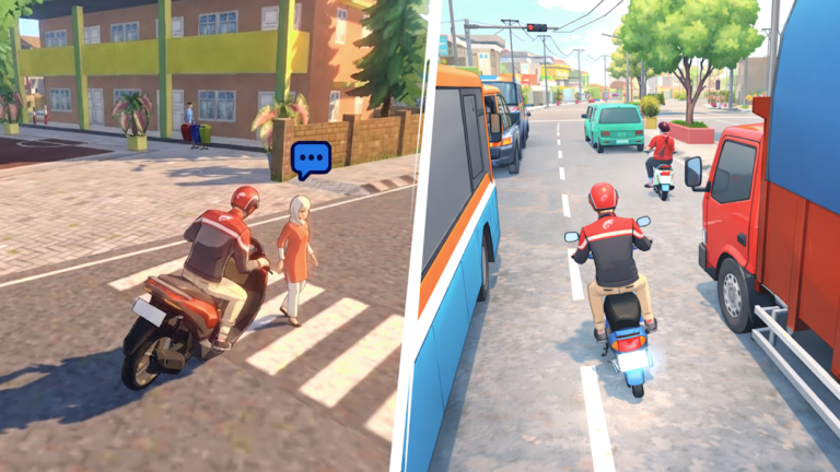 Скриншот приложения Ojol Life: Food Delivery Game — скриншот 2
