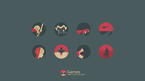 Sagon Circle: Dark Icon Pack - скриншот 2