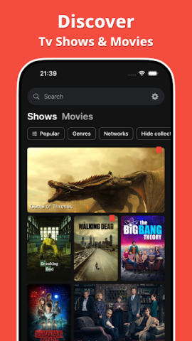 Showly: Track Shows & Movies - скриншот 1