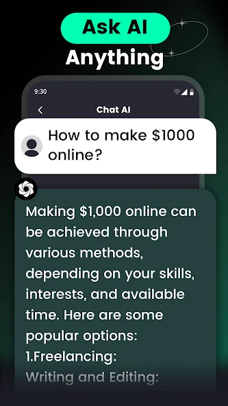 Скриншот приложения AI Chat・Ask Chatbot Assistant — скриншот 1