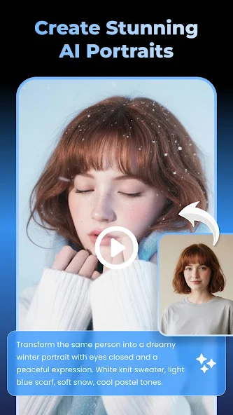 Скриншот приложения Glovy - AI Photo Generator — скриншот 1