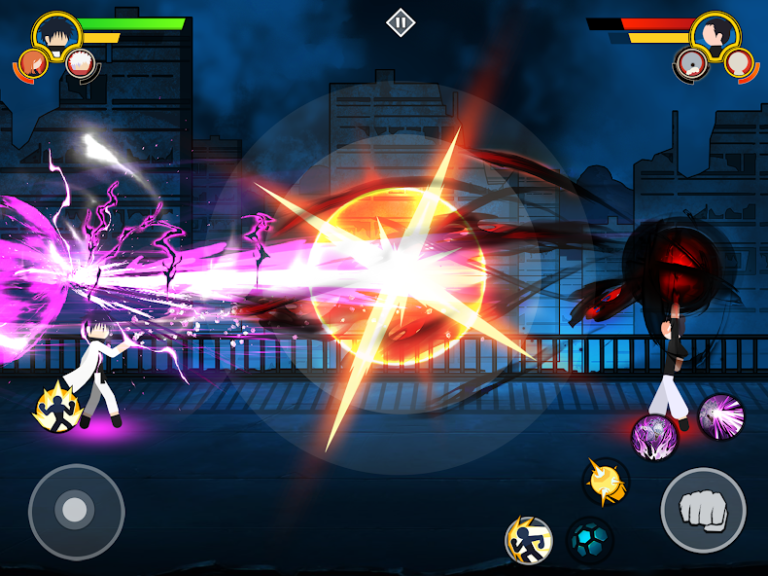 Скриншот приложения Stickman Cursed Fight 3v3 — скриншот 1