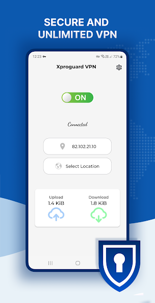 Скриншот приложения Xproguard VPN — скриншот 1
