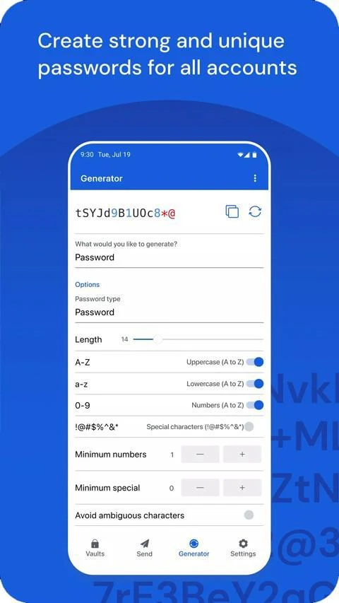 Скриншот приложения Bitwarden — скриншот 1